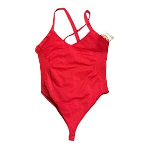 Free People Movement bodysuit with Strappy Back ptp 14.5